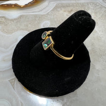 Load image into Gallery viewer, Mystic Topaz Duo 18K Gold-Plated Ring (Size 9)