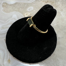 Load image into Gallery viewer, Tourmaline 18K Gold-Plated Ring (Size 7)