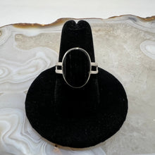 Load image into Gallery viewer, Black Tourmaline Ring (Size 8)