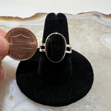 Load image into Gallery viewer, Black Tourmaline Ring (Size 8)
