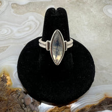 Load image into Gallery viewer, Rainbow Moonstone Marquise Faceted Ring (Size 7)