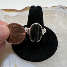 Load image into Gallery viewer, Black Tourmaline Ring (Size 9.5)