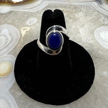 Load image into Gallery viewer, Lapis Lazuli Oval Cabochon Ring (Sz 6.5)