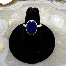 Load image into Gallery viewer, Lapis Lazuli Classic Oval Cabochon Ring (Sz 6.5)