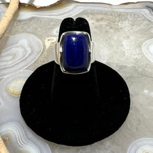 Load image into Gallery viewer, Lapis Lazuli Rectangle Cabochon Ring (Sz 6)