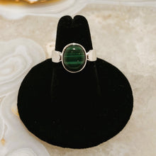 Load image into Gallery viewer, Malachite Cabochon Ring  (Size 6)