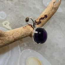 Load image into Gallery viewer, Amethyst Round Cabochon Pendant