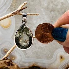 Load image into Gallery viewer, Prasiolite Faceted Tear Drop Pendant
