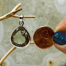 Load image into Gallery viewer, Prasiolite Faceted Pendant - Tear Drop