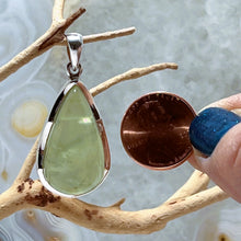 Load image into Gallery viewer, Prehnite Teardrop Cabochon Pendant