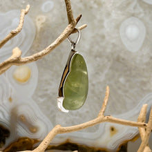 Load image into Gallery viewer, Prehnite Teardrop Cabochon Pendant