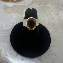 Load image into Gallery viewer, Citrine Faceted Ring (Size 6.5)