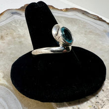 Load image into Gallery viewer, Blue Topaz Faceted Oval Ring