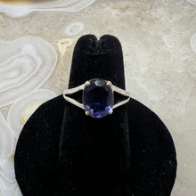 Load image into Gallery viewer, Iolite Faceted Oval Ring (Size 6)