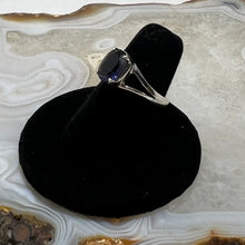 Load image into Gallery viewer, Iolite Faceted Oval Ring (Size 6)