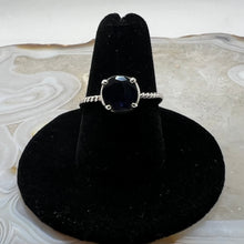 Load image into Gallery viewer, Iolite Faceted Round Ring (Size 8)