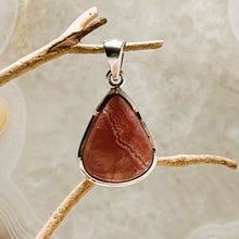 Load image into Gallery viewer, Rhodochrosite Tear Drop Cabochon Pendant