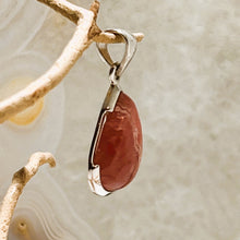 Load image into Gallery viewer, Rhodochrosite Tear Drop Cabochon Pendant