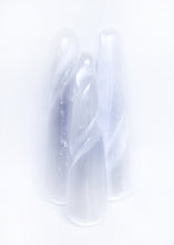 Load image into Gallery viewer, Selenite Swirl Wand Small