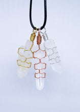 Load image into Gallery viewer, Lemurian Quartz Wire Wrapped Pendant
