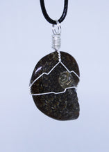 Load image into Gallery viewer, Ammonite Wire Wrapped Pendant
