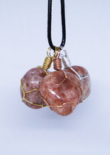 Load image into Gallery viewer, Sunstone Wire Wrapped Pendant