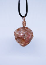 Load image into Gallery viewer, Sunstone Wire Wrapped Pendant