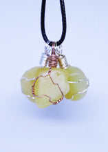 Load image into Gallery viewer, Orange Calcite Wire Wrapped Pendant