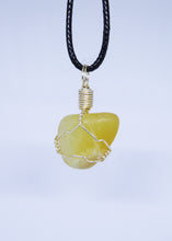 Load image into Gallery viewer, Orange Calcite Wire Wrapped Pendant