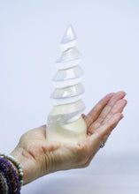 Load image into Gallery viewer, Selenite Swirl Tower