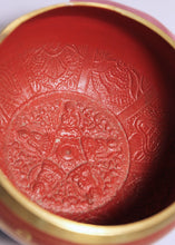 Load image into Gallery viewer, Red Tibetan Singing Bowl