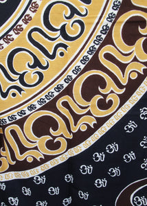 Brown Om Tapestry