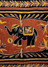 Load image into Gallery viewer, Batik Elephant Tapestry

