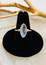Load image into Gallery viewer, Rainbow Moonstone Cabochon Ring (Size 8.5)
