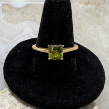Load image into Gallery viewer, Peridot 18K Gold-Plated Ring (Size 10)
