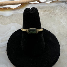 Load image into Gallery viewer, Tourmaline 18K Gold-Plated Ring (Size 7)
