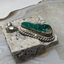 Load image into Gallery viewer, Dioptase Bezel Set Pendant
