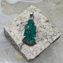 Load image into Gallery viewer, Dioptase Prong Set Pendant
