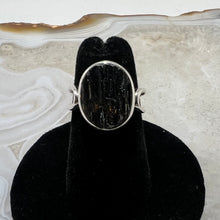 Load image into Gallery viewer, Black Tourmaline Ring (Size 5)
