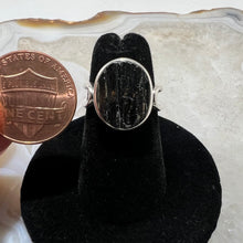 Load image into Gallery viewer, Black Tourmaline Ring (Size 5)

