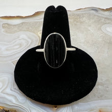Load image into Gallery viewer, Black Tourmaline Ring (Size 10)
