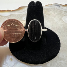 Load image into Gallery viewer, Black Tourmaline Ring (Size 10)
