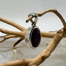 Load image into Gallery viewer, Ruby Oval Faceted Pendant
