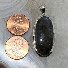 Load image into Gallery viewer, Labradorite Oval Cabochon Bezel Set Pendant
