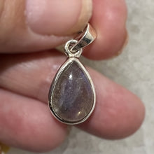 Load image into Gallery viewer, Labradorite Bezel Set Teardrop Pendant
