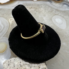 Load image into Gallery viewer, Garnet Faceted 18K Gold-Plated Ring (Size 10)
