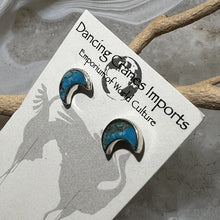 Load image into Gallery viewer, Turquoise Moon Earrings
