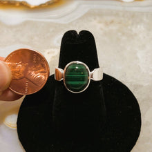 Load image into Gallery viewer, Malachite Cabochon Ring  (Size 6)

