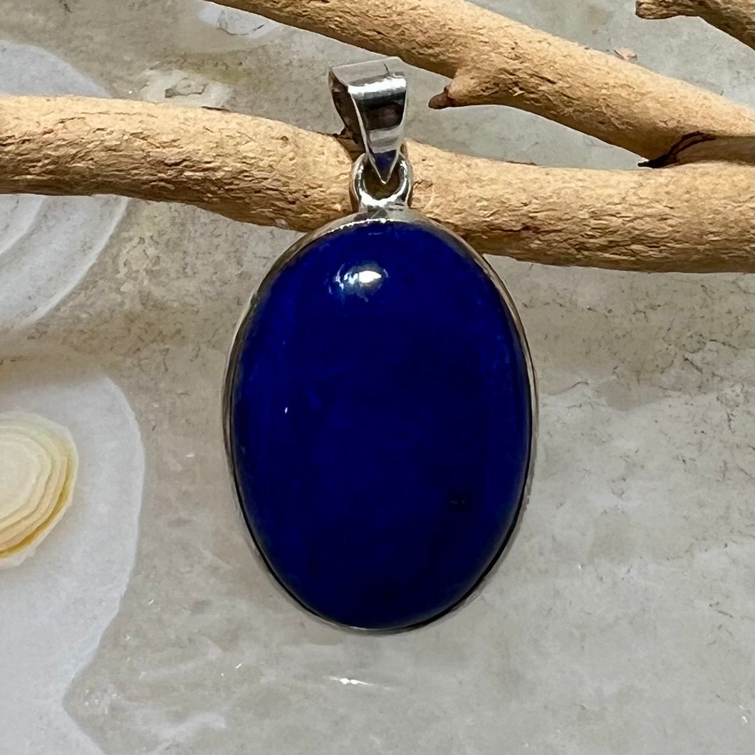 Lapis Lazuli Oval Cabochon Pendant