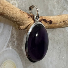 Load image into Gallery viewer, Amethyst Oval Cabochon Pendant
